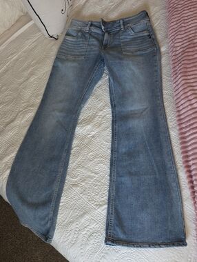 Silver Jeans Light Blue Wide Leg Flare Jeans